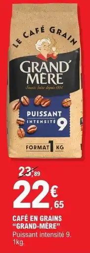 E.Leclerc Café en Grains Grand'Mère offre