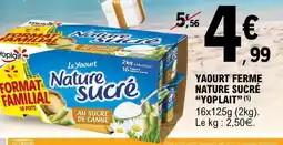 E.Leclerc YAOURT FERME NATURE SUCRÉ “YOPLAIT” offre