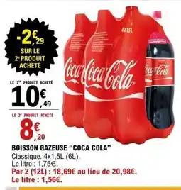 E.Leclerc Boisson Gazeuse 'Coca Cola' offre