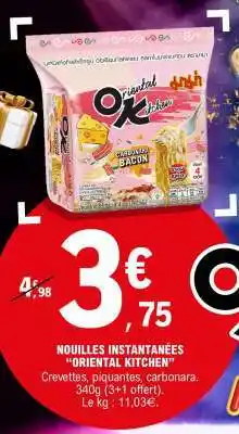 E.Leclerc Nouilles Instantanées 'Oriental Kitchen' offre