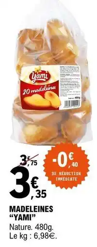 E.Leclerc MADELEINES “YAMI” offre