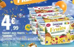 E.Leclerc YAOURT AUX FRUITS “DANONE” offre