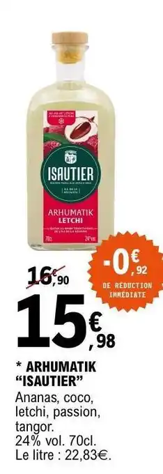 E.Leclerc ARHUMATIK 'ISAUTIER' offre