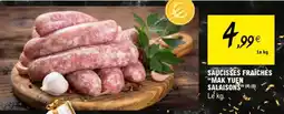 E.Leclerc Saucisses Fraiches Mak Yuen Salaisons offre
