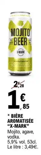 E.Leclerc BIÈRE AROMATISÉE “X-MARK” offre