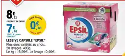 E.Leclerc LESSIVE CAPSULE “EPSIL” offre
