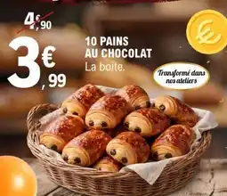 E.Leclerc 10 pains au chocolat offre