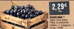 E.Leclerc Raisin Noir offre