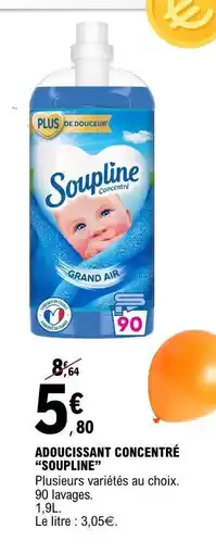 E.Leclerc ADOUCISSANT CONCENTRÉ 'SOUPLINE' offre