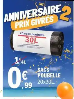 E.Leclerc SACS POUBELLE offre