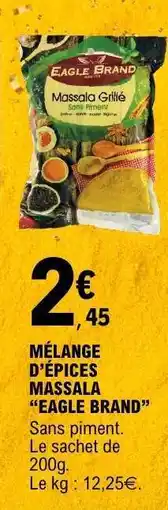 E.Leclerc MÉLANGE D’ÉPICES MASSALA “EAGLE BRAND” offre