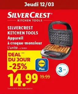 Lidl SILVERCREST Kitchen tools appareil à croque-monsieur offre