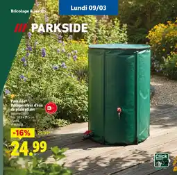 Lidl PARKSIDE Récupérateur d'eau de pluie pliant offre