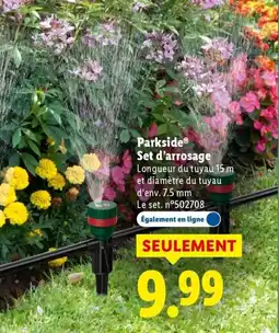 Lidl PARKSIDE Set d'arrosage offre