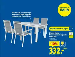 Lidl Livarno Home Ensemble salon de jardin offre