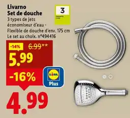 Lidl Livarno Set de douche offre