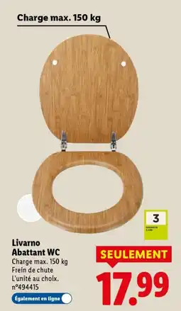 Lidl Livarno Abattant WC offre