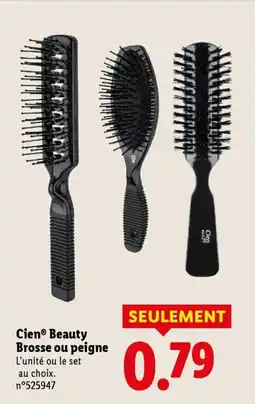 Lidl CIEN Beauty Brosse ou peigne offre