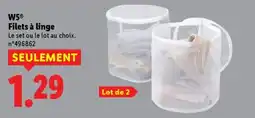 Lidl W5 Filets à linge offre