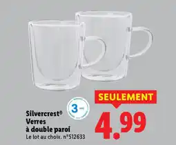Lidl SILVERCREST Verres à double paroi offre