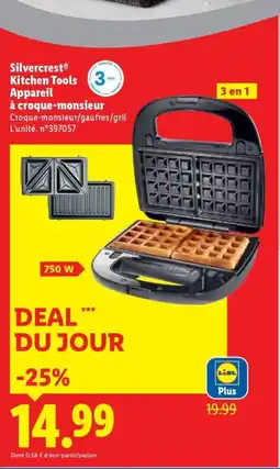 Lidl SILVERCREST Kitchen Tools Appareil à croque-monsieur offre