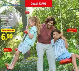 Lidl LUPILU Balançoire ou corde à nœuds offre