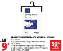 Auchan Protection literie laboratoire du sommeil offre
