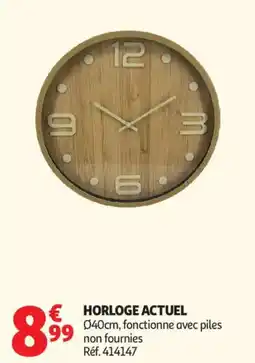 Auchan Horloge actuel offre