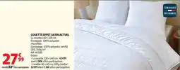 Auchan Couette effet satin actuel offre