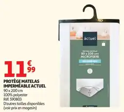 Auchan Protège matelas imperméable actuel offre
