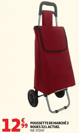 Auchan Poussette de marché 2 roues actuel offre