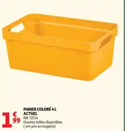 Auchan Panier coloré offre