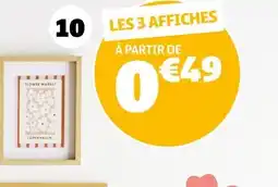 Gifi 3 affiches offre