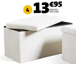 Gifi Banc coffre clara bouclette offre