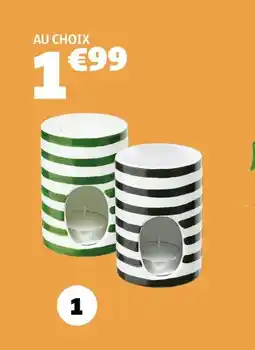 Gifi Bougeoir chauffe galet offre