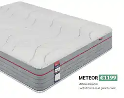 Meubles Crack Meteor matelas 160x200 offre