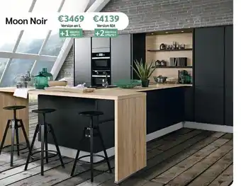 Meubles Crack Moon noir offre