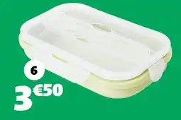 Gifi Boîte repas et 2 couverts offre