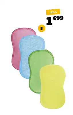 Gifi 4 éponges microfibres offre