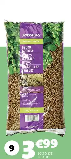 Gifi Agrofino bille argile 6l offre