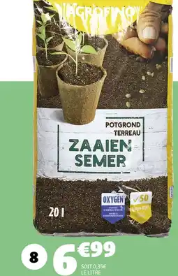 Gifi Agrofino terreau semis et bouturage 20l offre