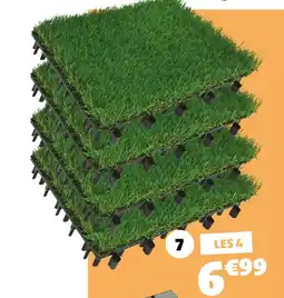 Gifi 4 dalles de jardin offre