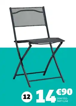 Gifi Chaise pliante oslow offre