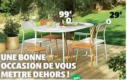 Gifi Table faro 6 couverts offre