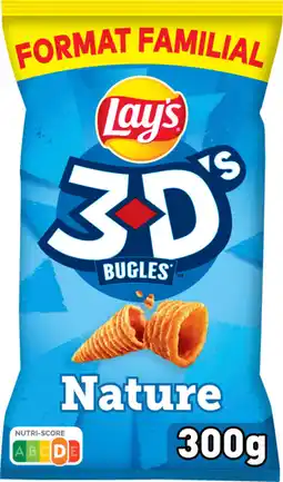 Auchan Lay s biscuits soufflés 3d's nature lay's offre