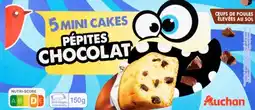 Auchan Auchan mini cakes aux pépites de chocolat auchan offre