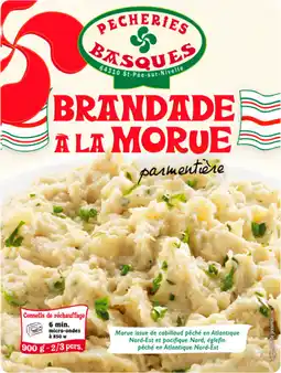 Auchan Pecheries basques brandade à la morue parmentière pecheries basques offre