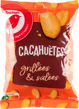 Auchan Auchan cacahuètes grillées et salées auchan offre