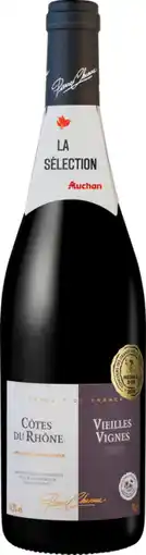 Auchan Pierre chanau côtes du rhône aop offre