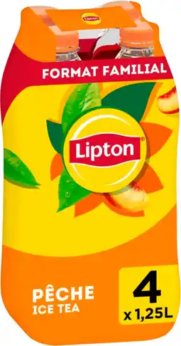 Auchan Lipton lipton thé pêche offre